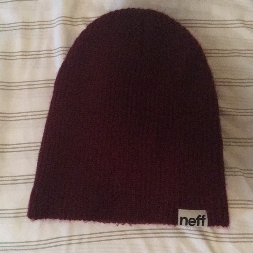 Burgundy Neff Beanie